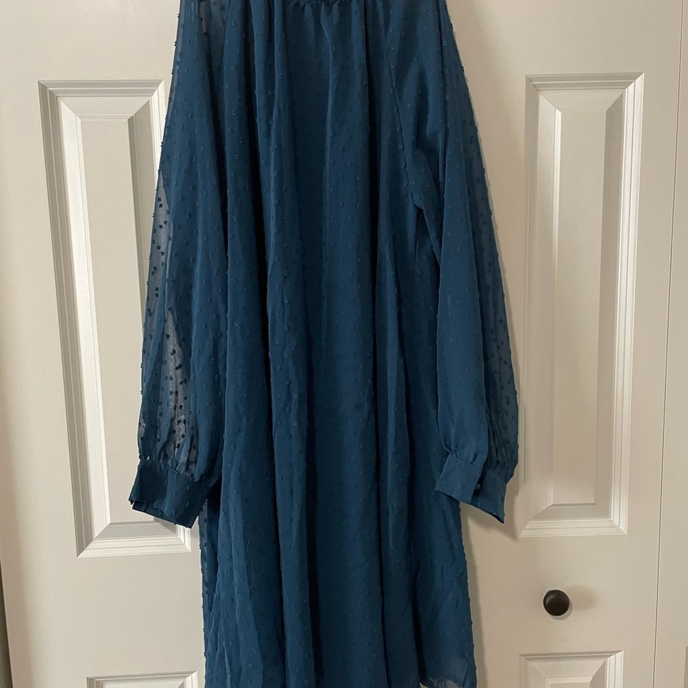 BBX Lephsnt Blue Midi Dress